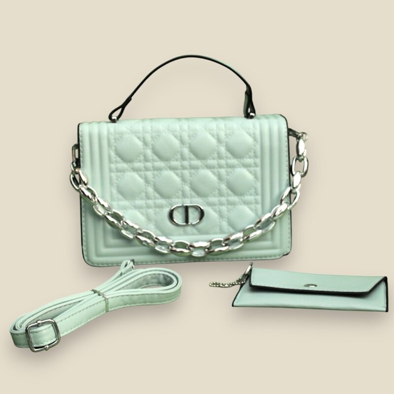 Icicle-blue crossbody