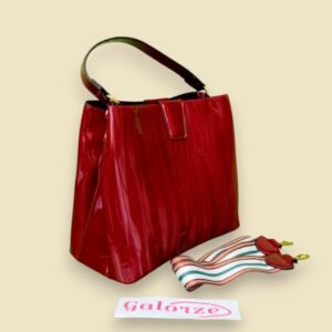 Glossy red Handbag