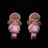 pink doll hair pins