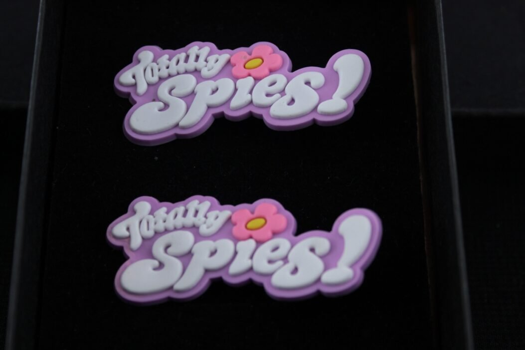 hair pins white and purple