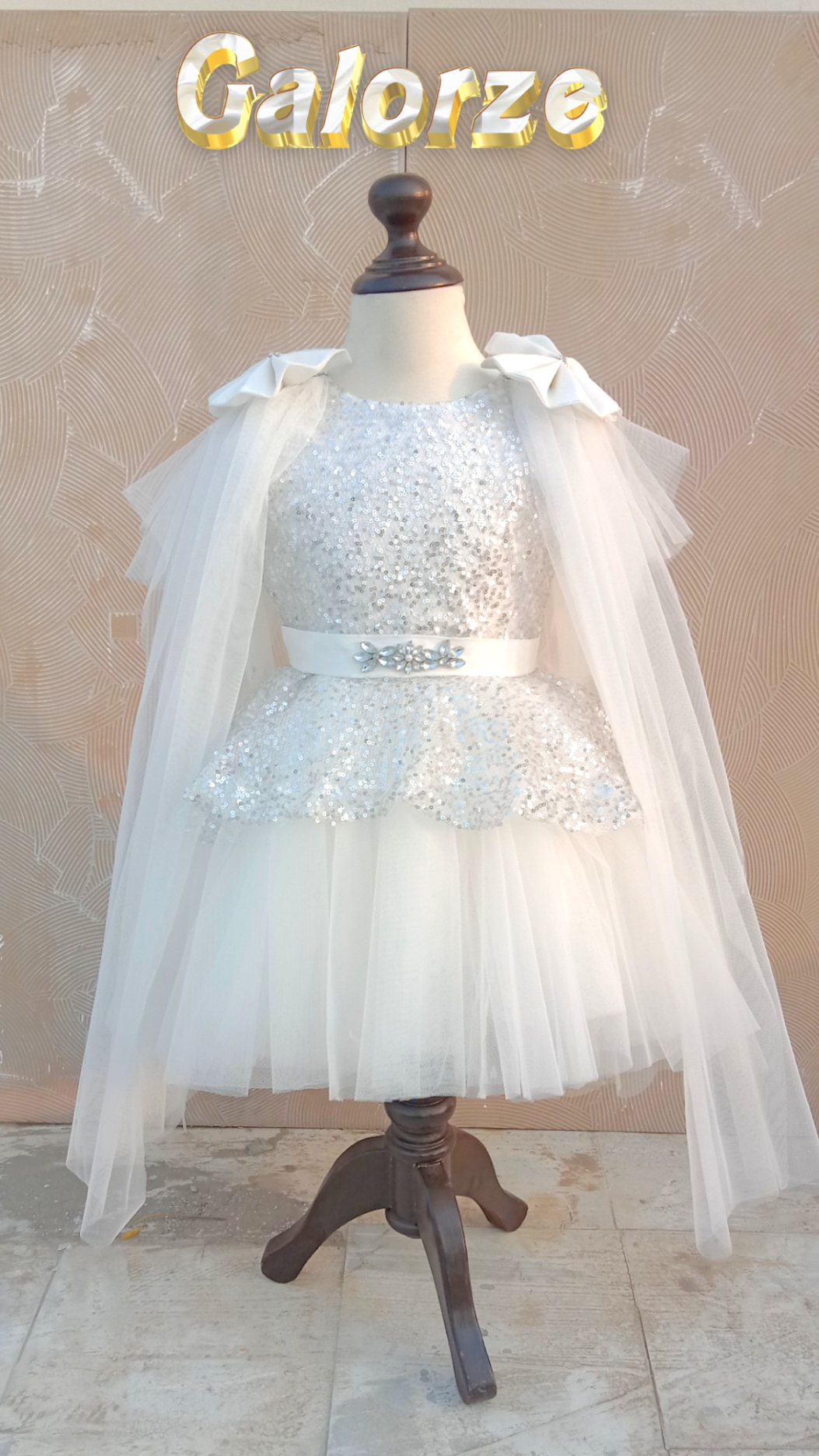 White high-low frock - Image 2