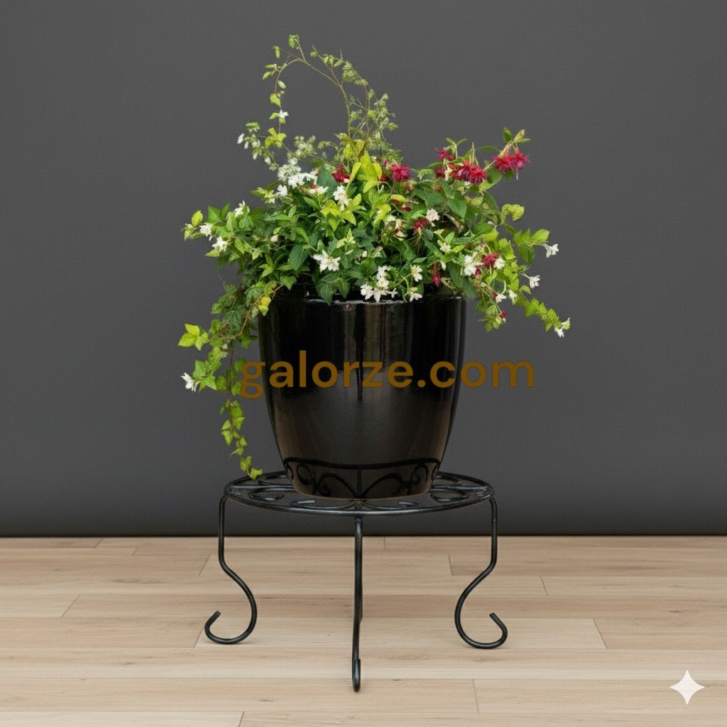 Round Metal Plant Stand