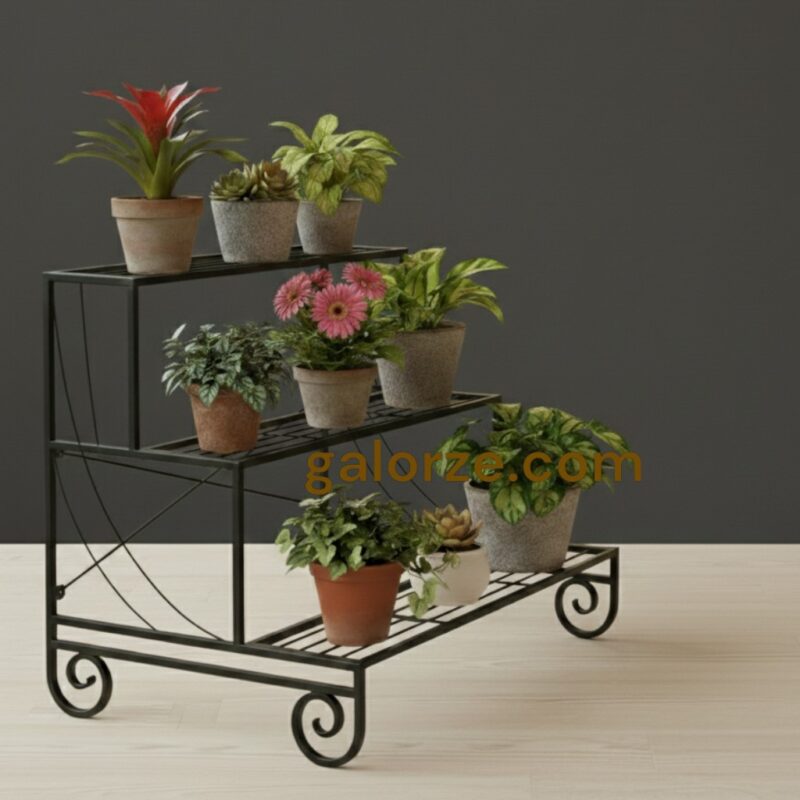 3-Tiered Metal Plant Stand