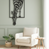 zebra metal wall art